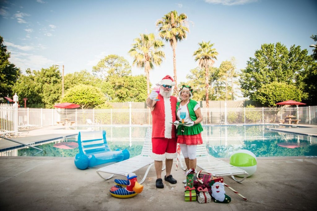 Photographing Santa